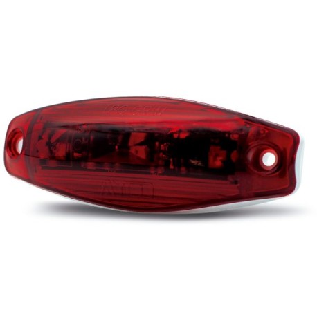 PLAFÓN LATERAL 3LEDS BASE BLANCA S/MOV ROJO AYCO