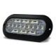 PLAFÓN OVAL EXTRAPLANO ABS NEGRO 9 LEDS SMD BLANCO